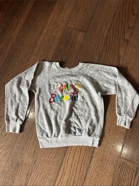 Vtg Punky Brewster logo colorful spelled out sweatshirt sz M